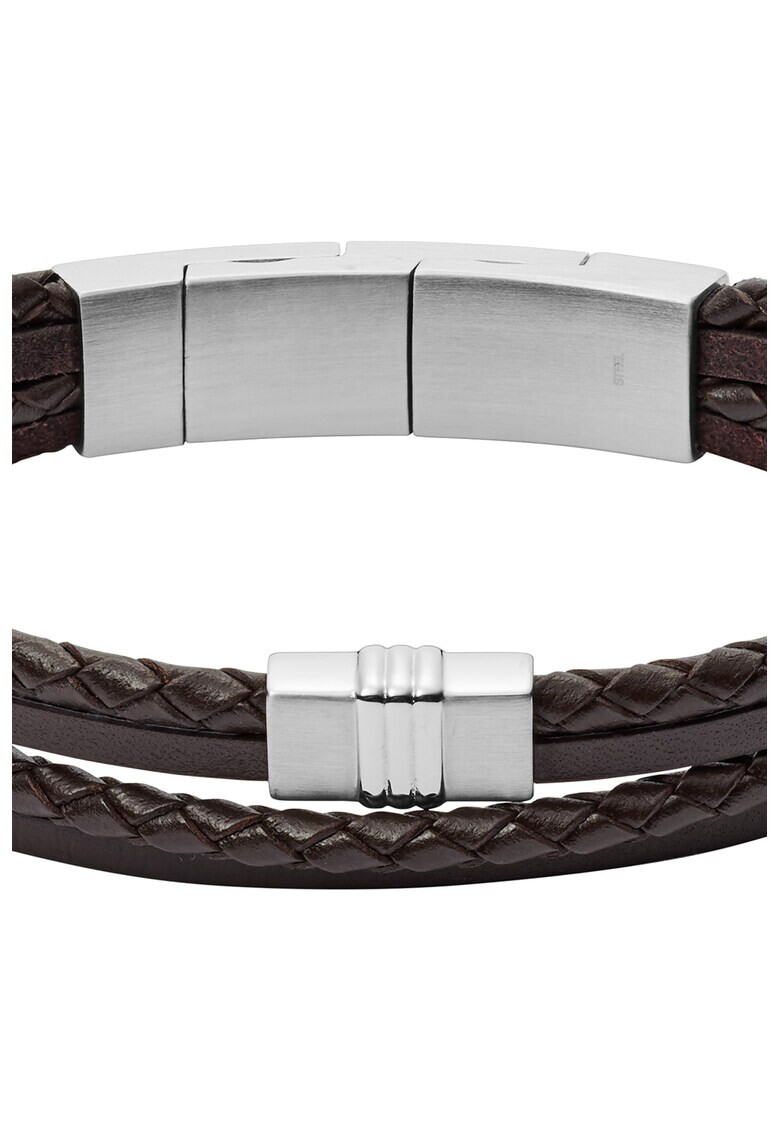 Fossil Кожена гривна - Pepit.bg