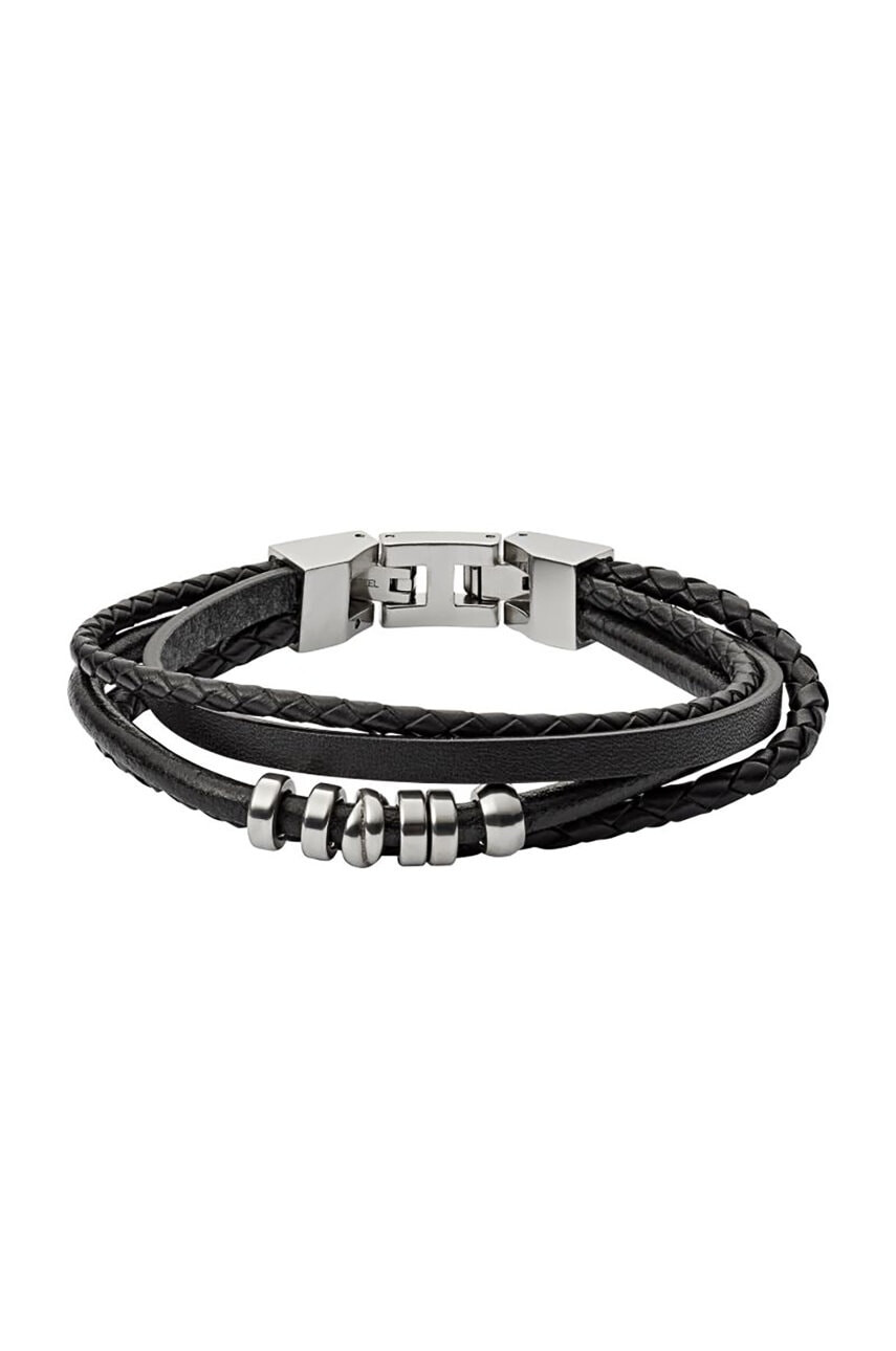 Fossil Кожена гривна - Pepit.bg