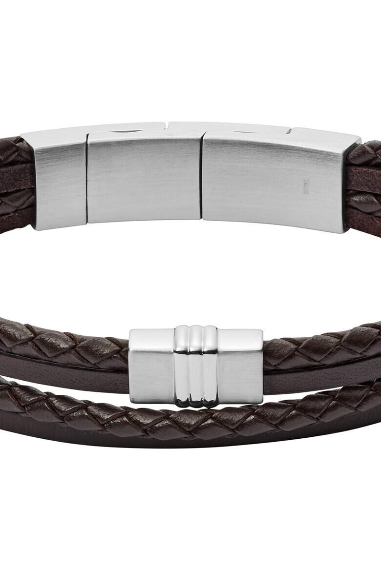 Fossil Кожена гривна - Pepit.bg