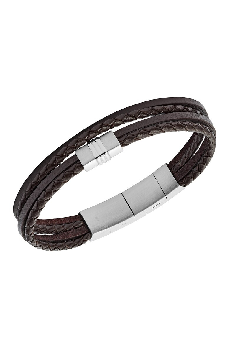 Fossil Кожена гривна - Pepit.bg