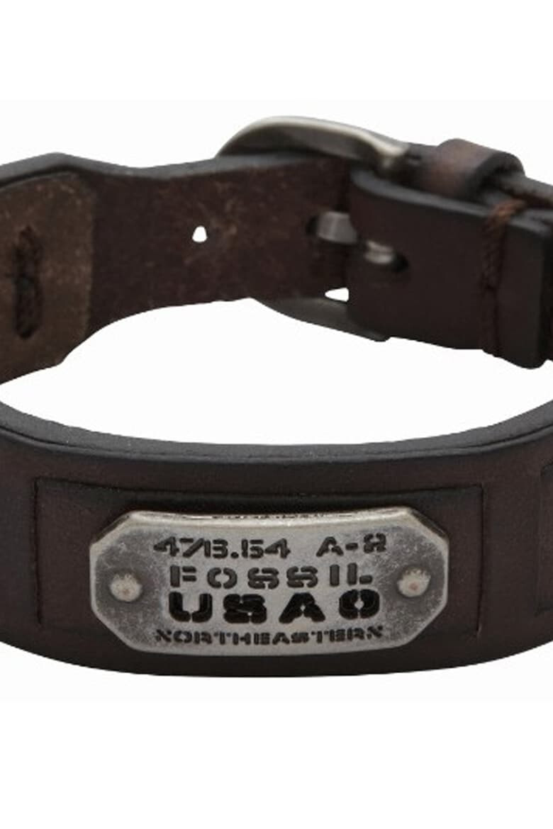 Fossil Кожена гривна - Pepit.bg