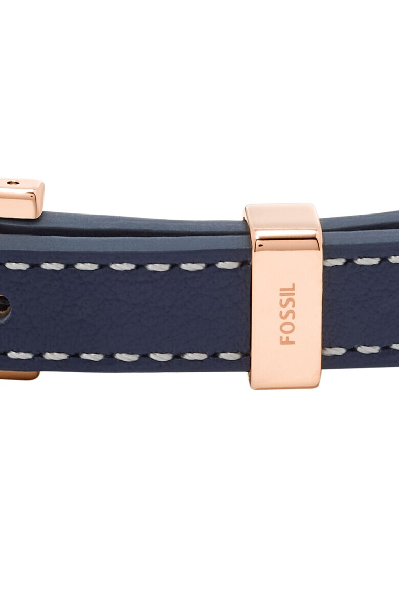 Fossil Кожена гривна с тока - Pepit.bg