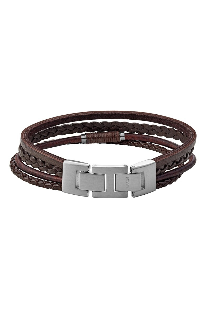 Fossil Кожена гривна Vintage Канела - Pepit.bg