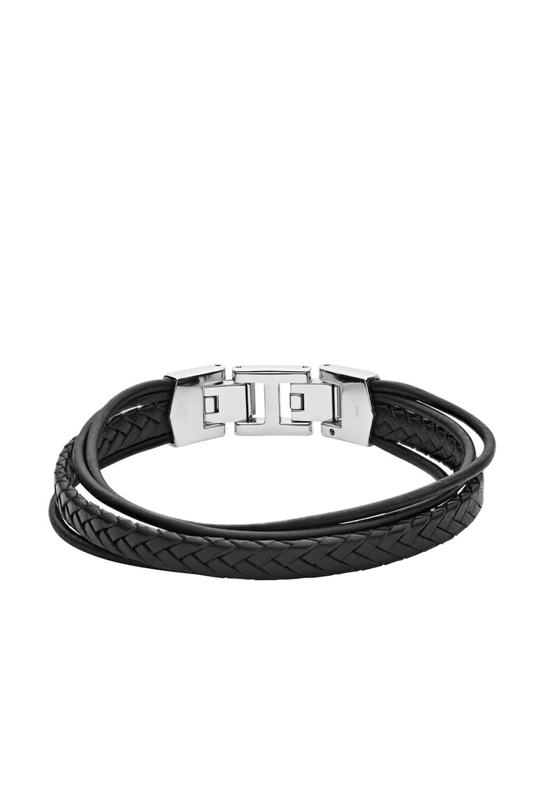 Fossil Кожена многоредова гривна - Pepit.bg