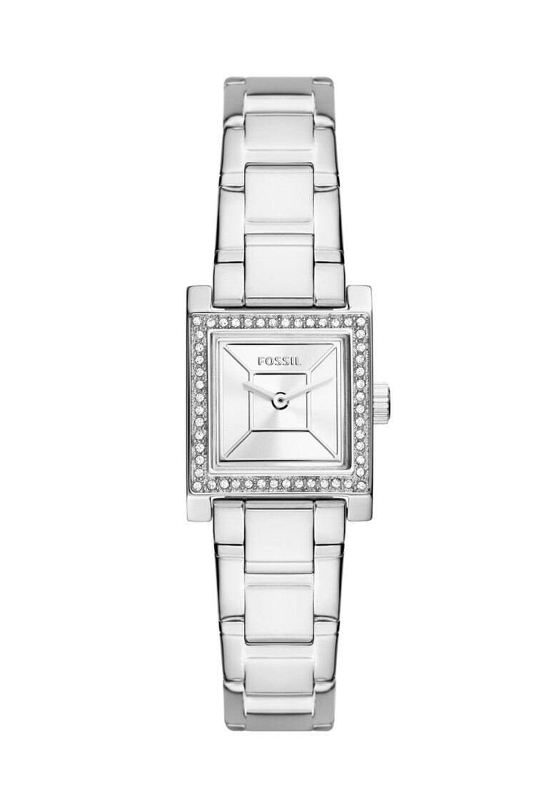 Fossil Квадратен иноксов часовник - Pepit.bg