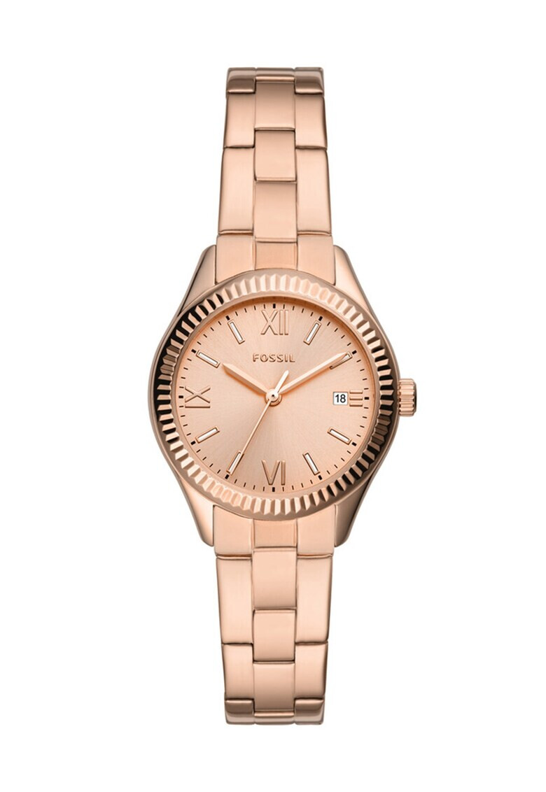 Fossil Кварцов часовник с релеф - Pepit.bg