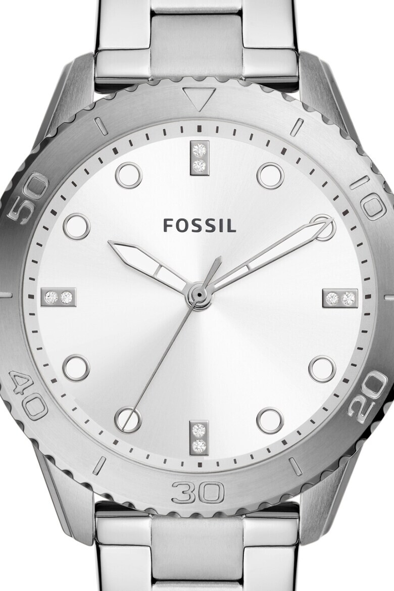 Fossil Кварцов часовник от неръждаема стомана - Pepit.bg