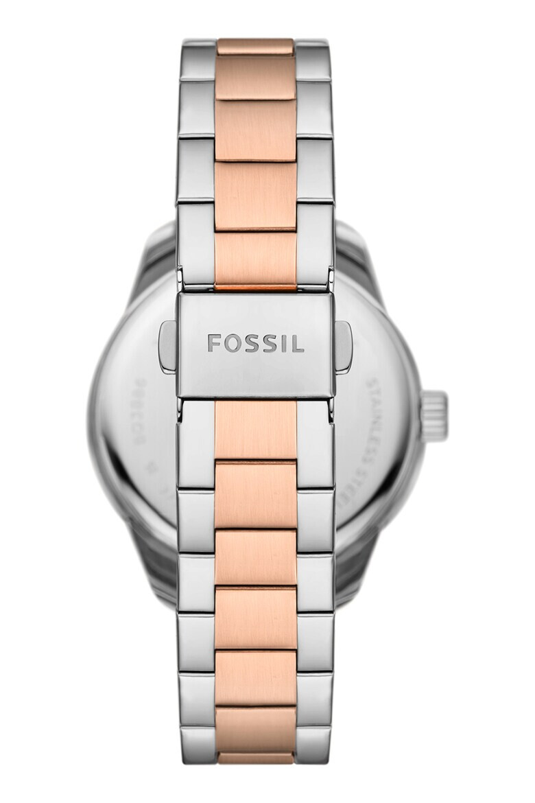 Fossil Кварцов часовник с двуцветен дизайн - Pepit.bg