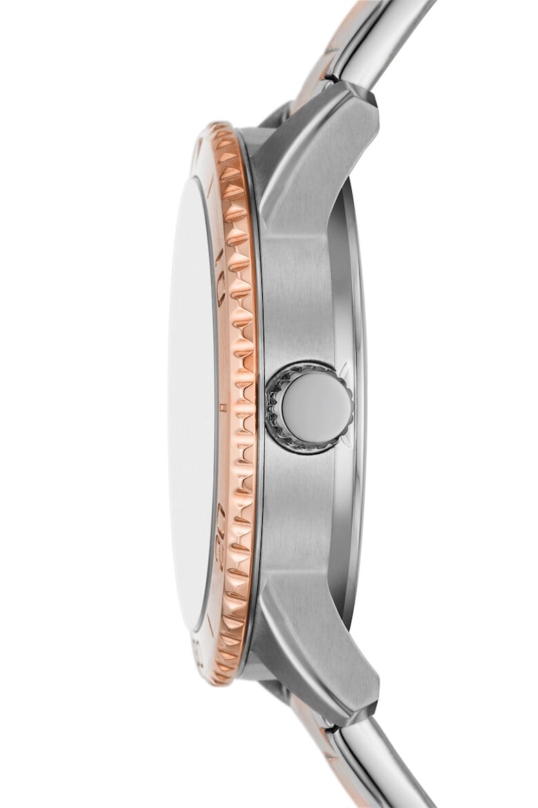 Fossil Кварцов часовник с двуцветен дизайн - Pepit.bg