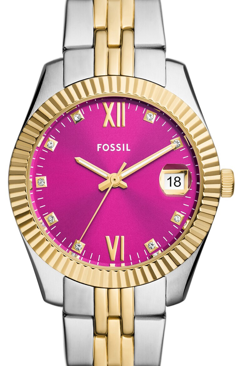 Fossil Кварцов часовник с кристали - Pepit.bg