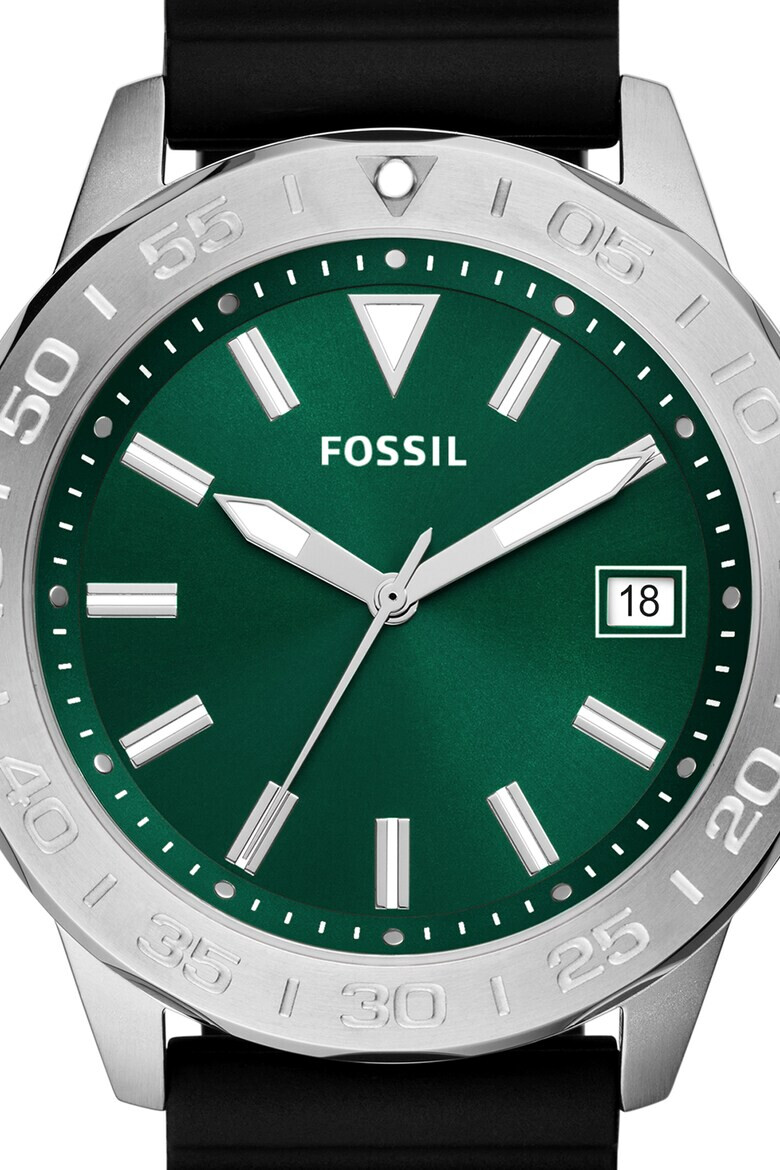 Fossil Кварцов часовник със силиконова каишка - Pepit.bg