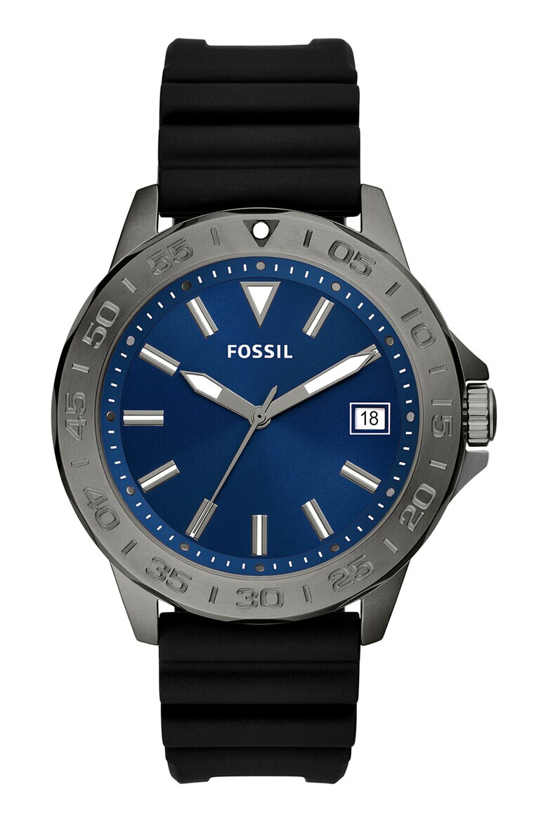 Fossil Кварцов часовник със силиконова каишка - Pepit.bg