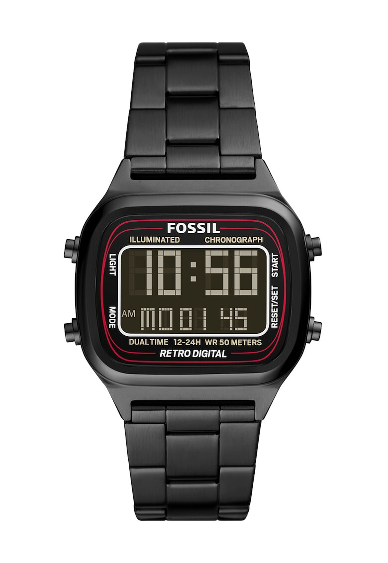 Fossil Мултифункционален часовник от инокс - Pepit.bg