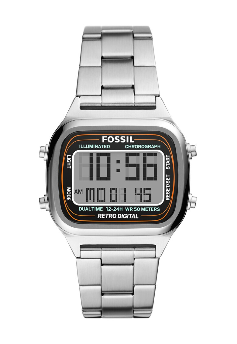 Fossil Мултифункционален часовник от инокс - Pepit.bg