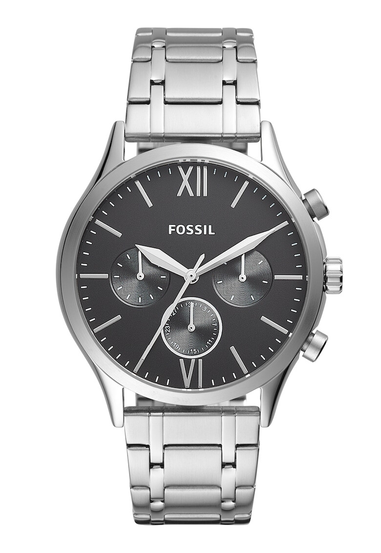 Fossil Мултифункционален часовник от инокс - Pepit.bg