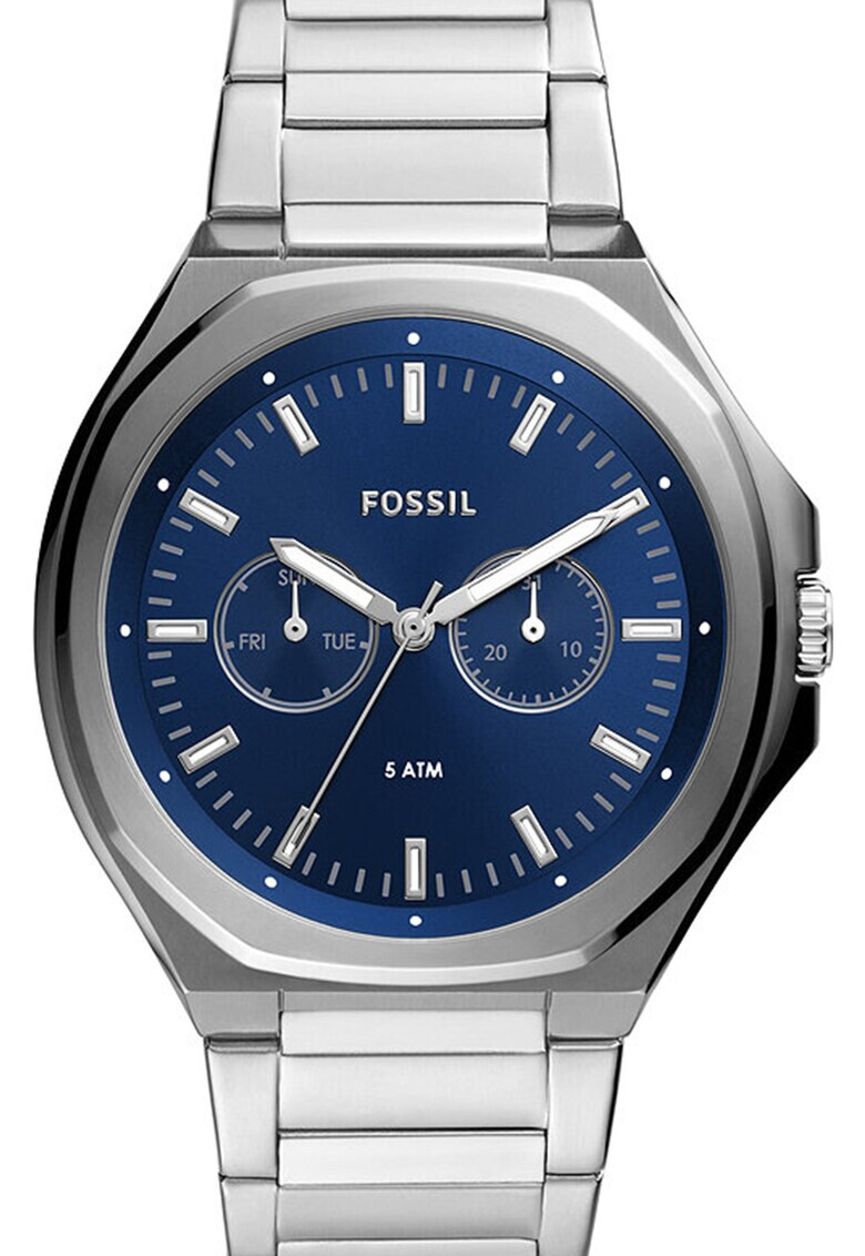 Fossil Мултифункционален часовник от неръждаема стомана - Pepit.bg