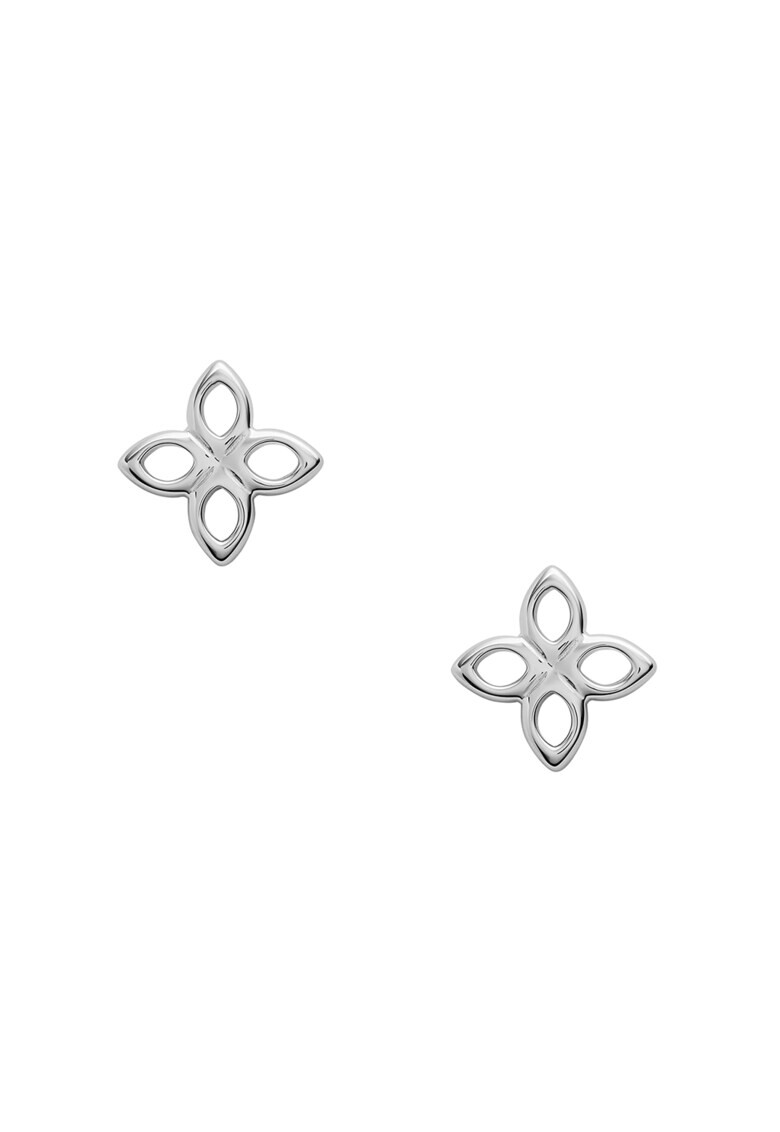 Fossil Обеци от сребро 925 с винтчета - Pepit.bg