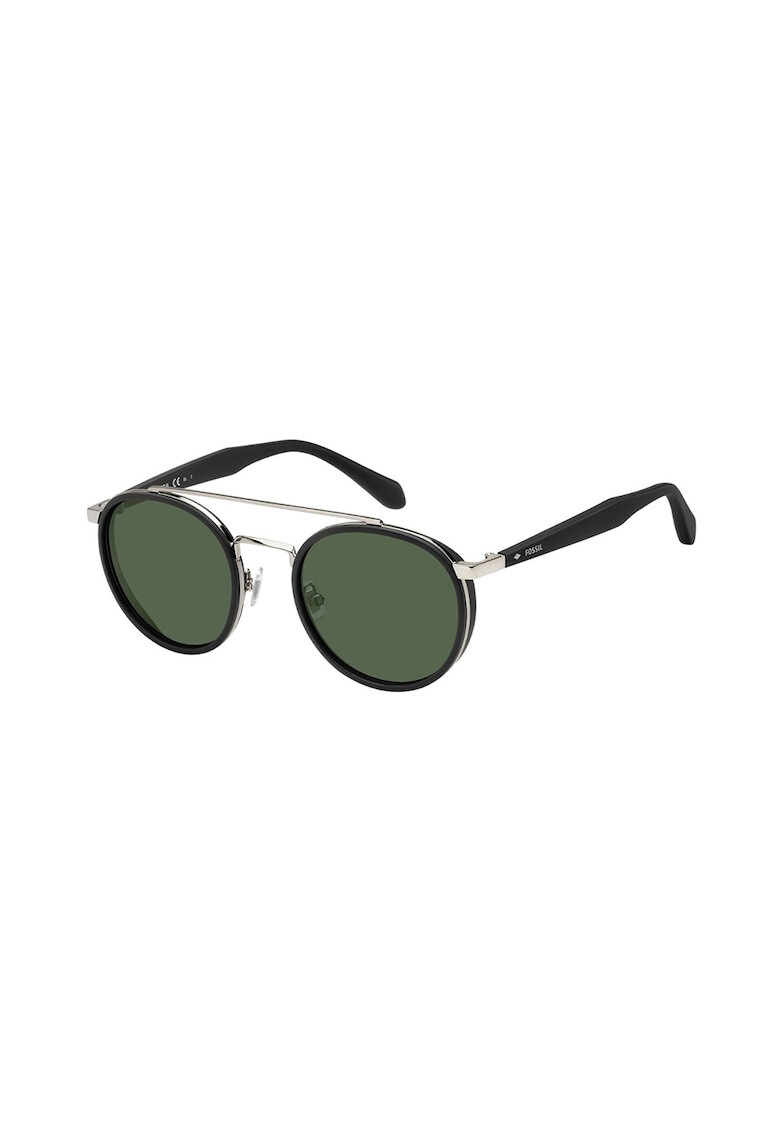 Fossil Овални слънчеви очила Aviator - Pepit.bg