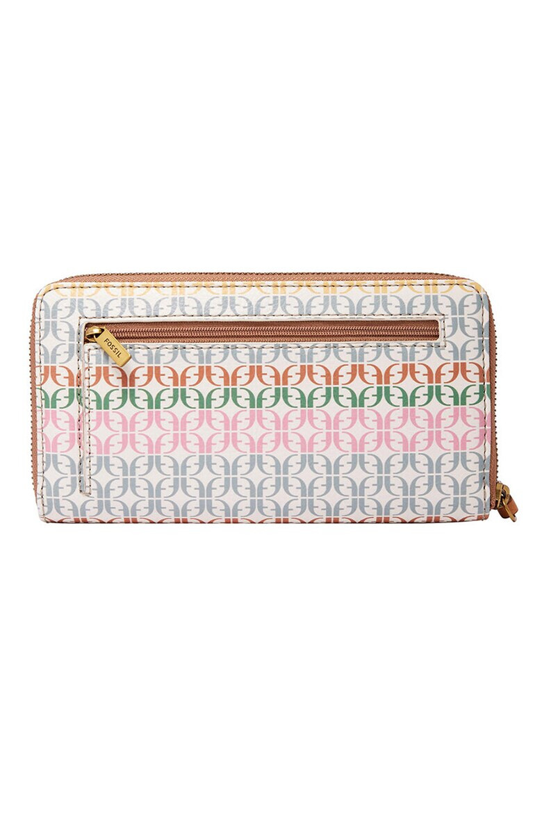 Fossil Портфейл Jori с цип и шарка - Pepit.bg