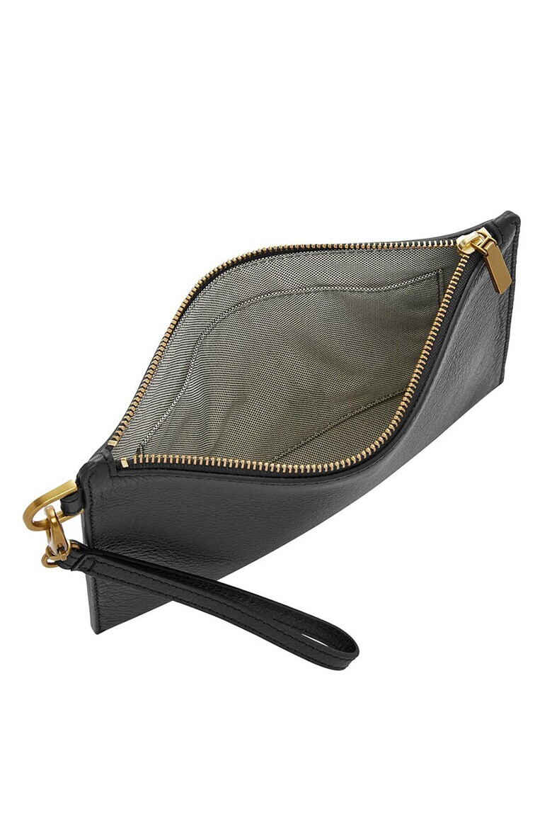 Fossil Портфейл от кожа с цип - Pepit.bg