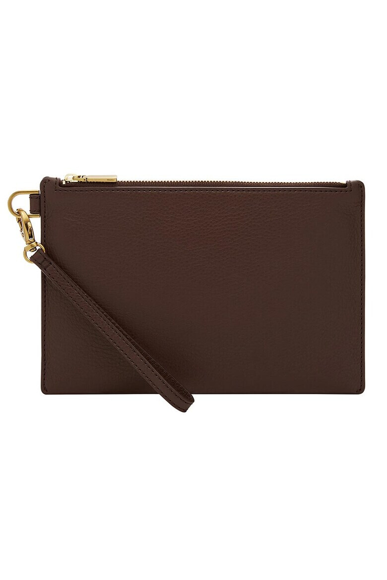 Fossil Портфейл от кожа с цип - Pepit.bg