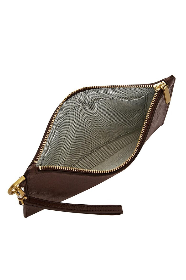 Fossil Портфейл от кожа с цип - Pepit.bg