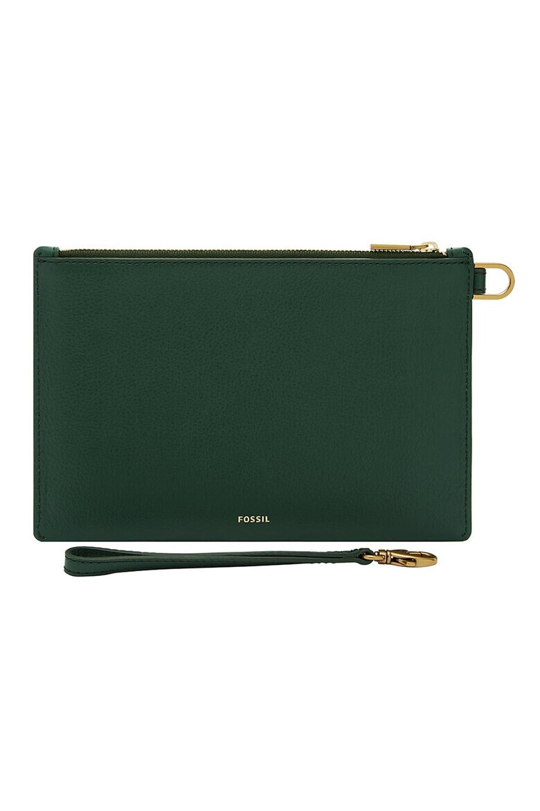 Fossil Портфейл от кожа с цип - Pepit.bg