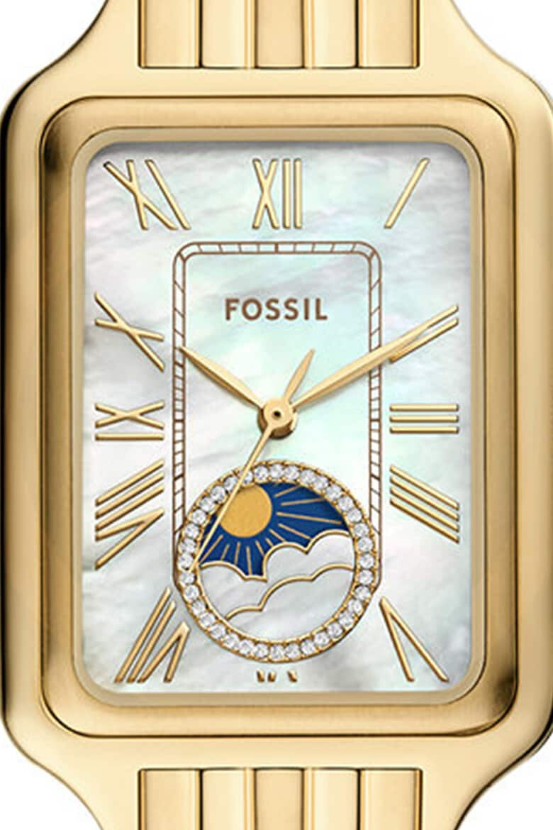 Fossil Правоъгълен часовник с верижка - Pepit.bg