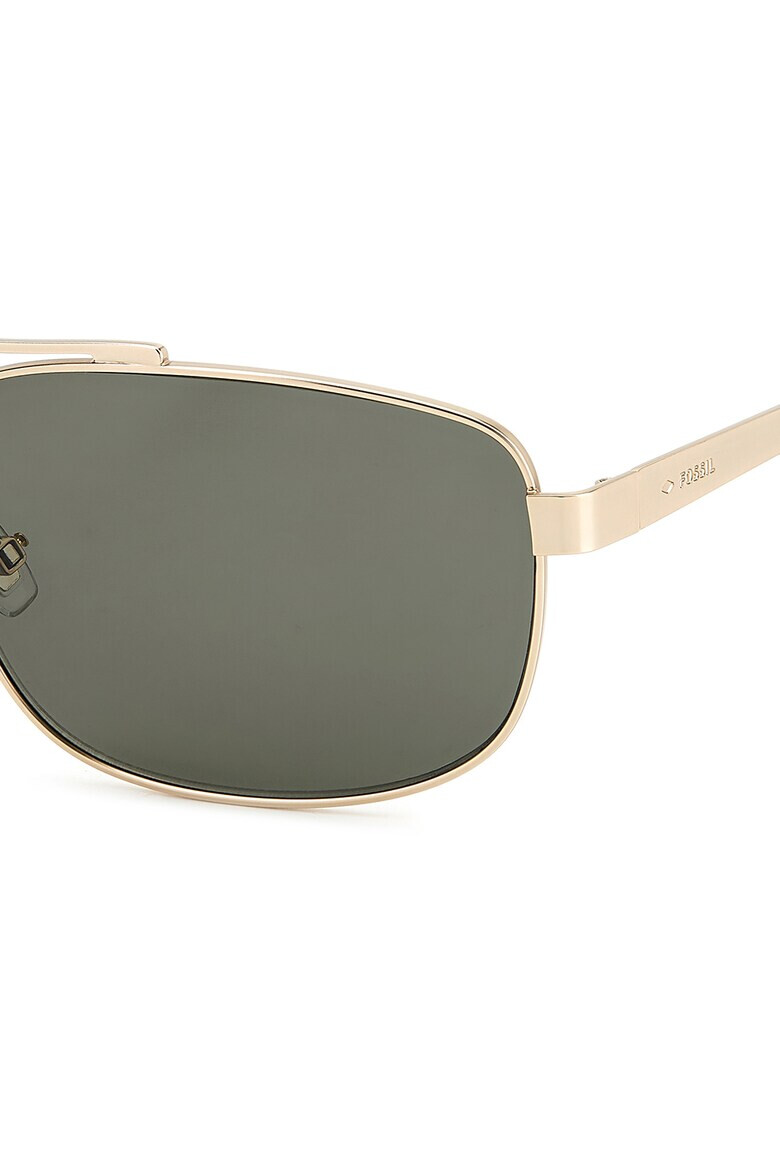 Fossil Правоъгълни слънчеви очила Aviator - Pepit.bg