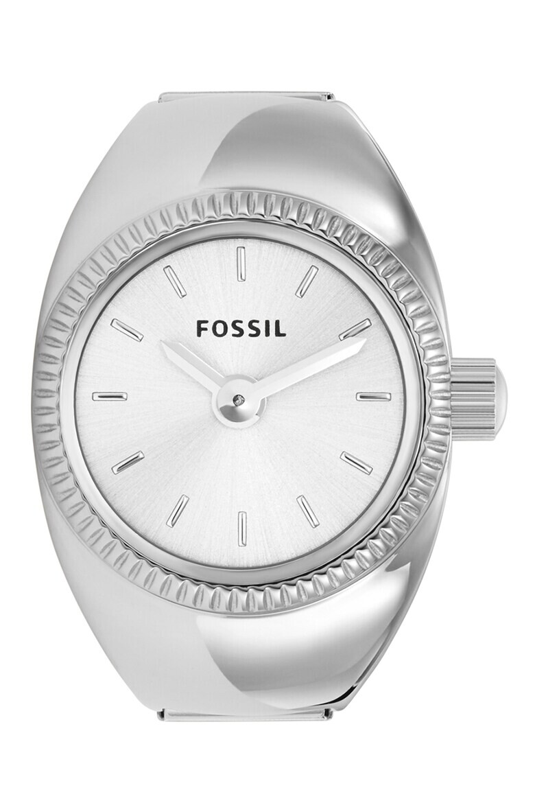 Fossil Пръстен тип часовник с релефен жлеб - Pepit.bg