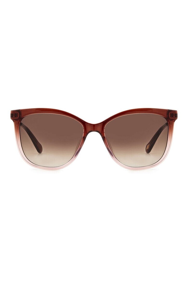 Fossil Слънчеви очила Cat-Eye с градиента - Pepit.bg