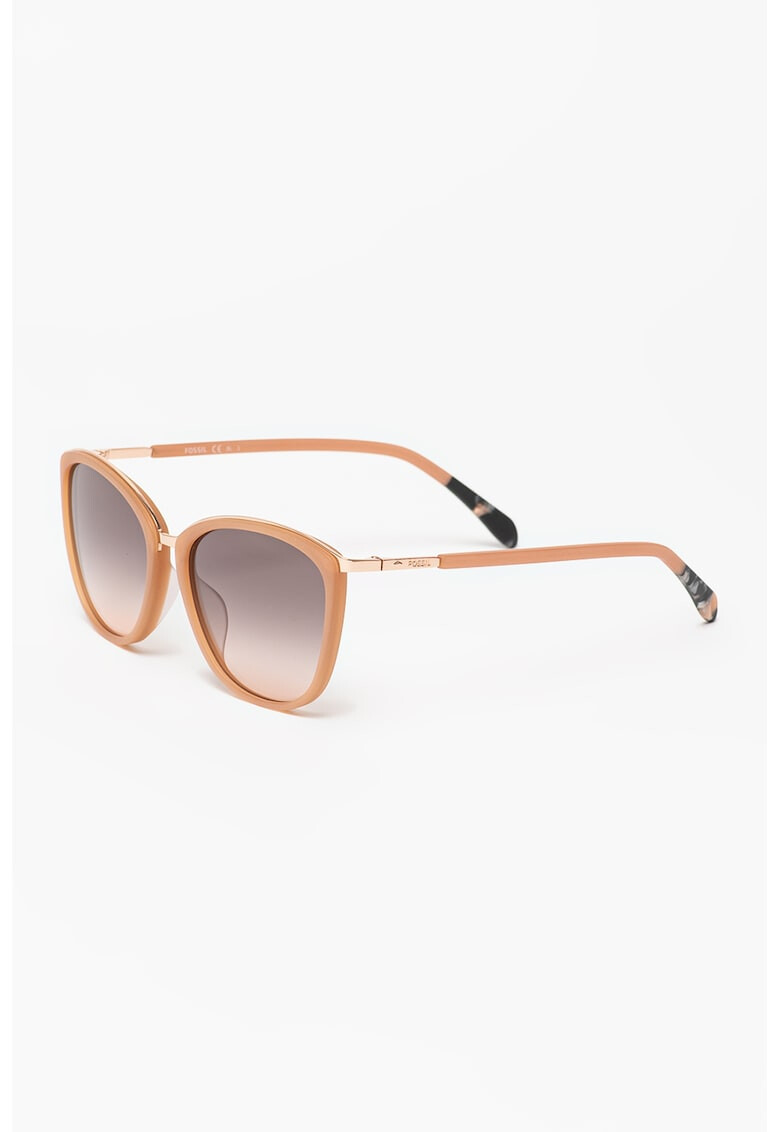 Fossil Слънчеви очила Cat-Eye с градиента - Pepit.bg