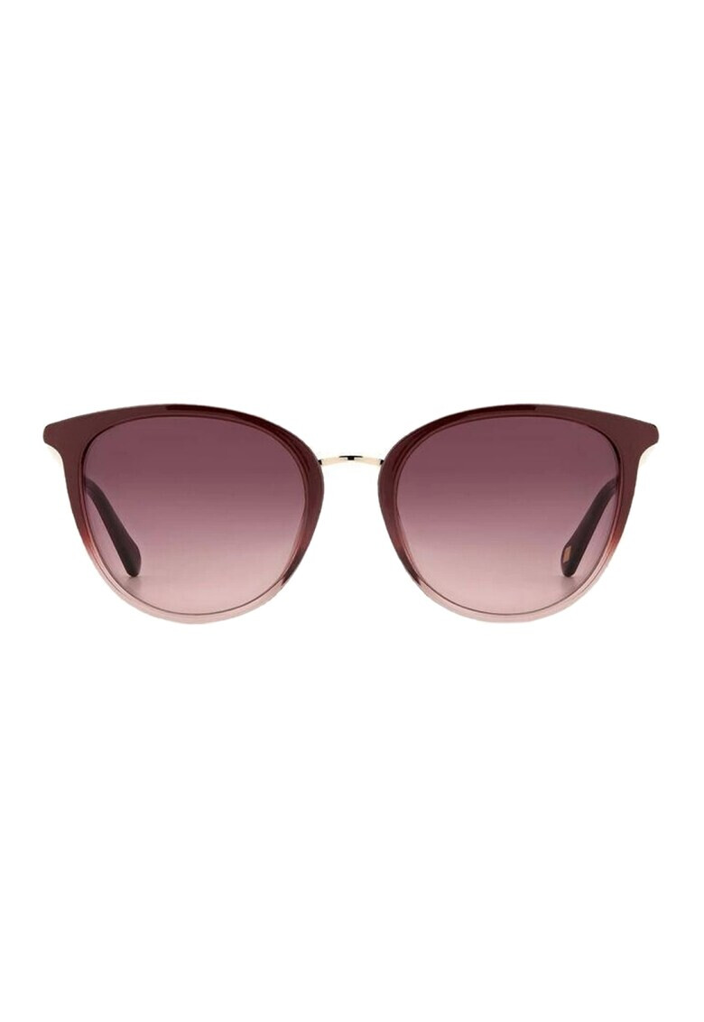 Fossil Слънчеви очила Cat-Eye с градиента - Pepit.bg