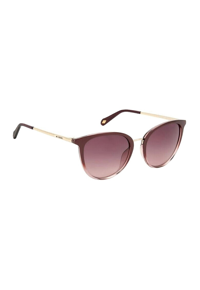 Fossil Слънчеви очила Cat-Eye с градиента - Pepit.bg