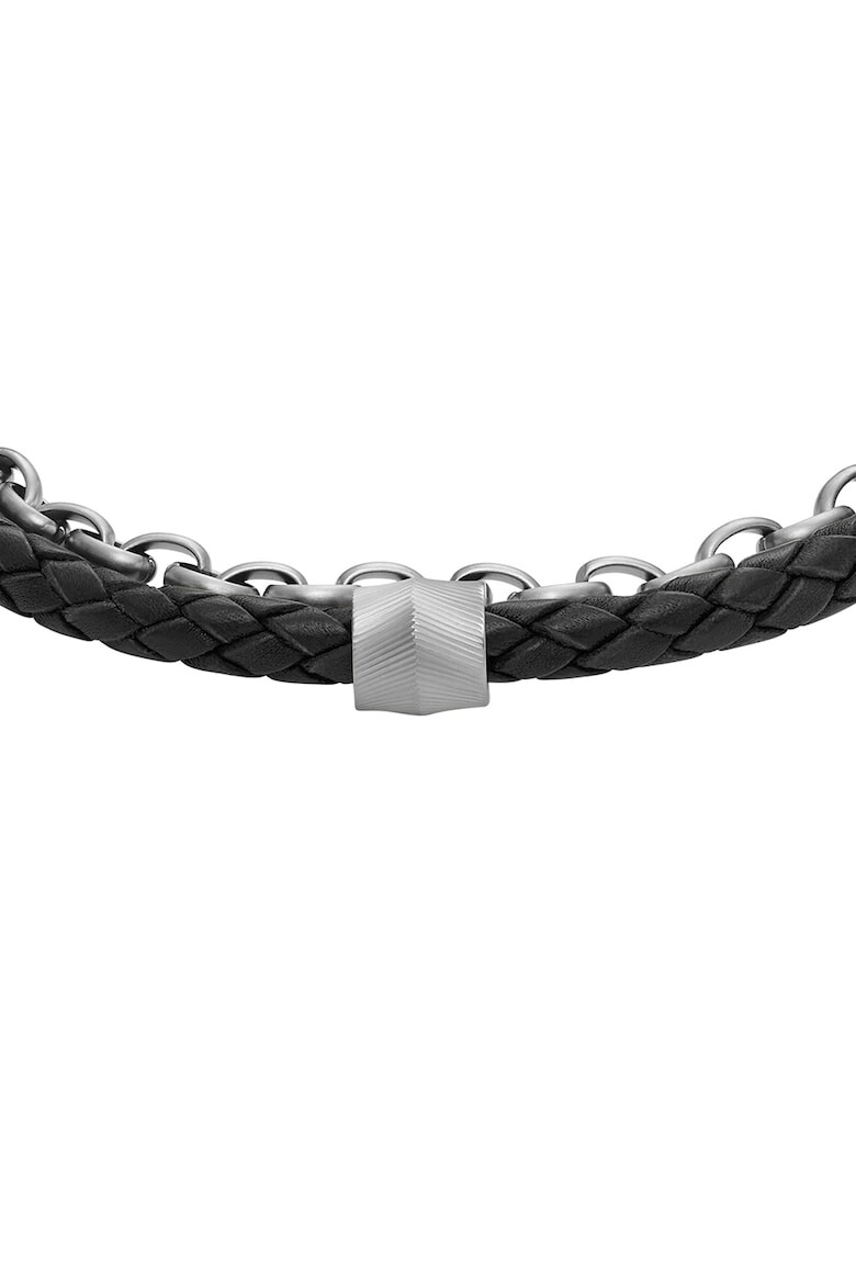 Fossil Сплетена гривна на пластове - Pepit.bg