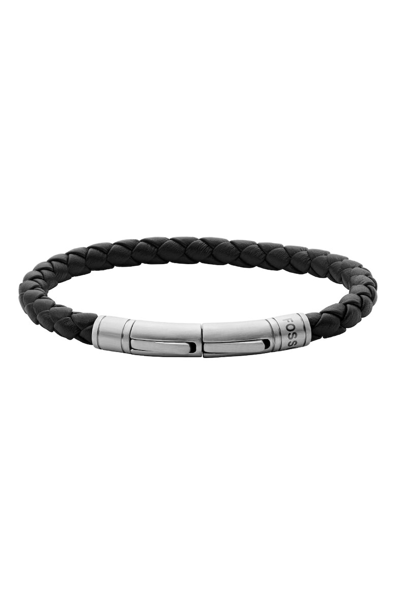 Fossil Сплетена кожена гривна - Pepit.bg