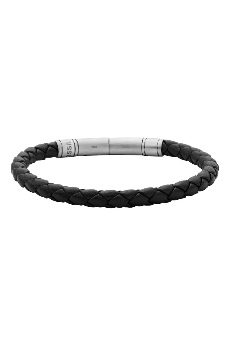 Fossil Сплетена кожена гривна - Pepit.bg
