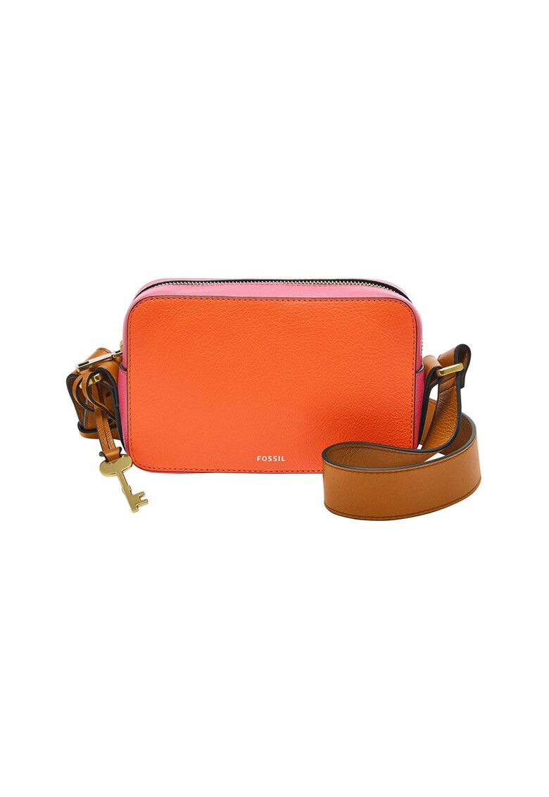 Fossil Структурирана кожена чанта Billie - Pepit.bg