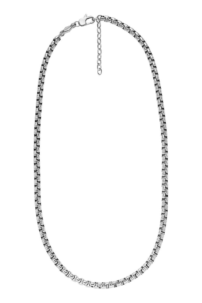 Fossil Унисекс колие тип верижка - Сребрист - Pepit.bg