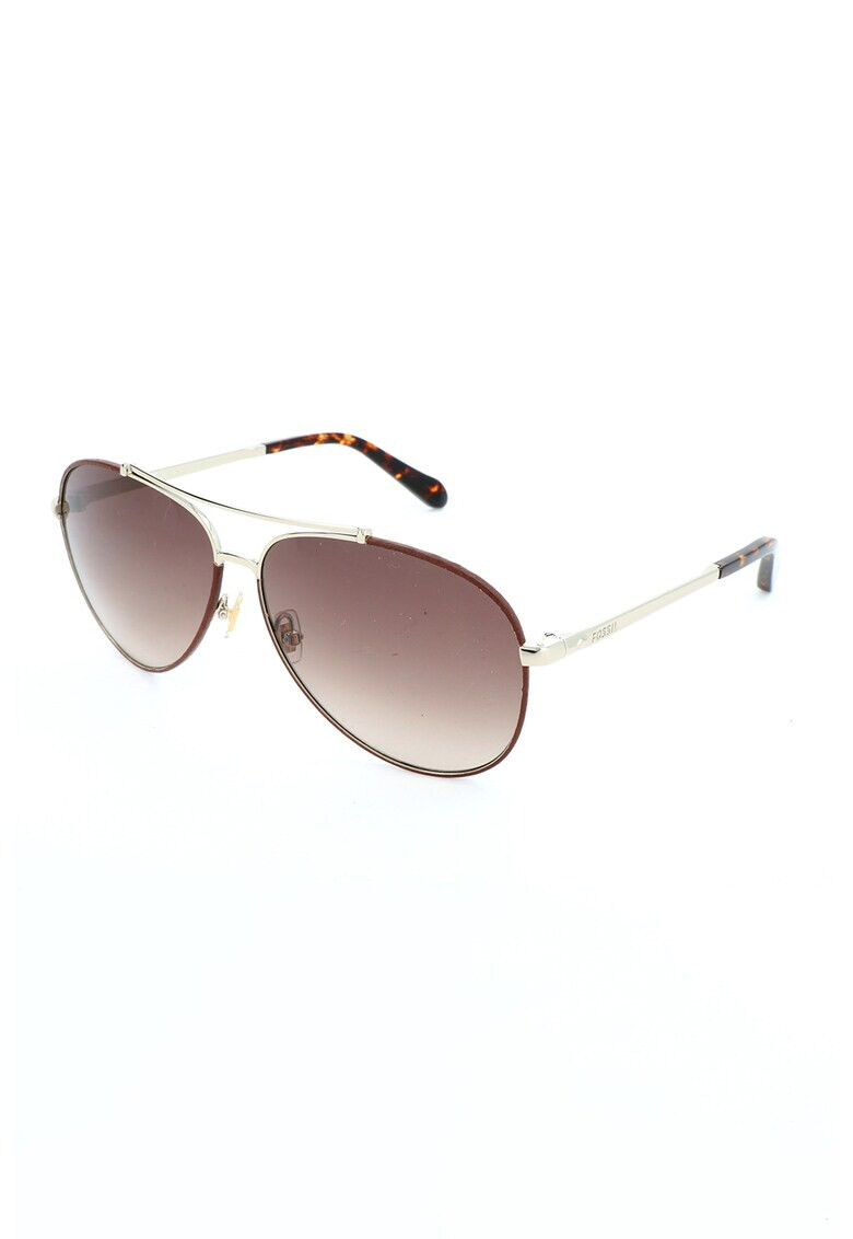 Fossil Унисекс слънчеви очила стил Aviator - Pepit.bg