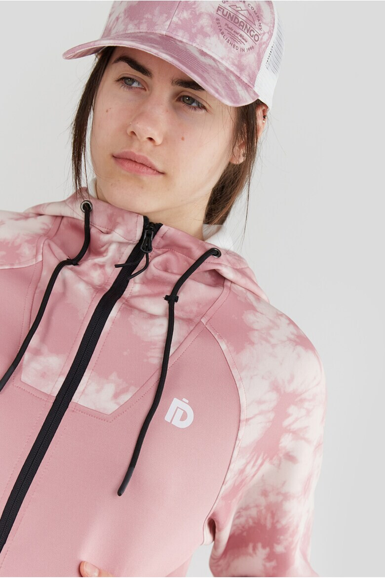 Fundango Худи с цип и връзки - Pepit.bg