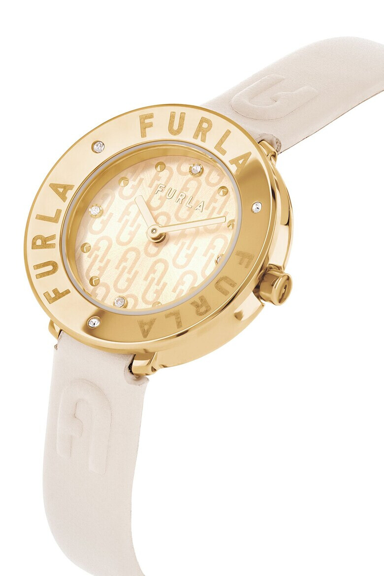 Furla Часовник Essential с кожена каишка - Pepit.bg