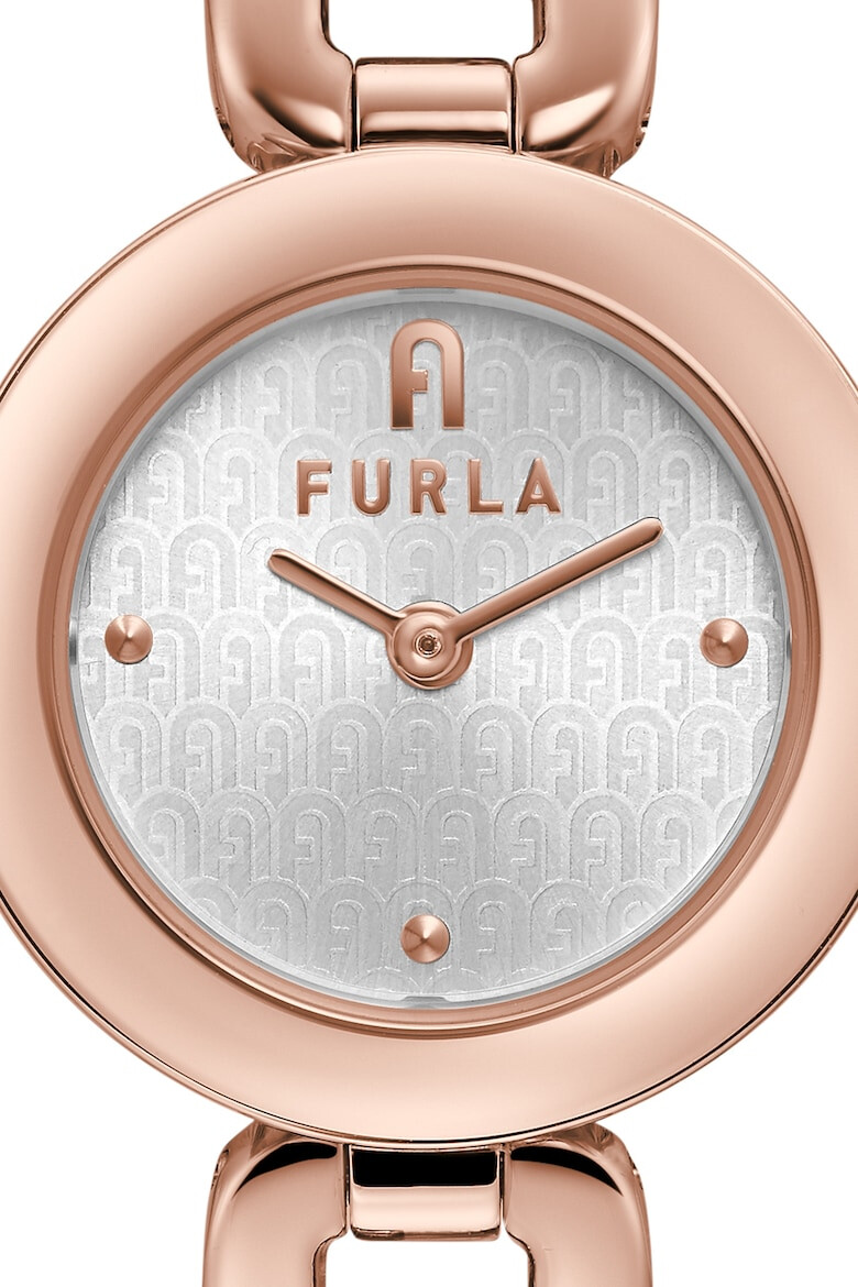 Furla Иноксов часовник с кожена каишка - Pepit.bg