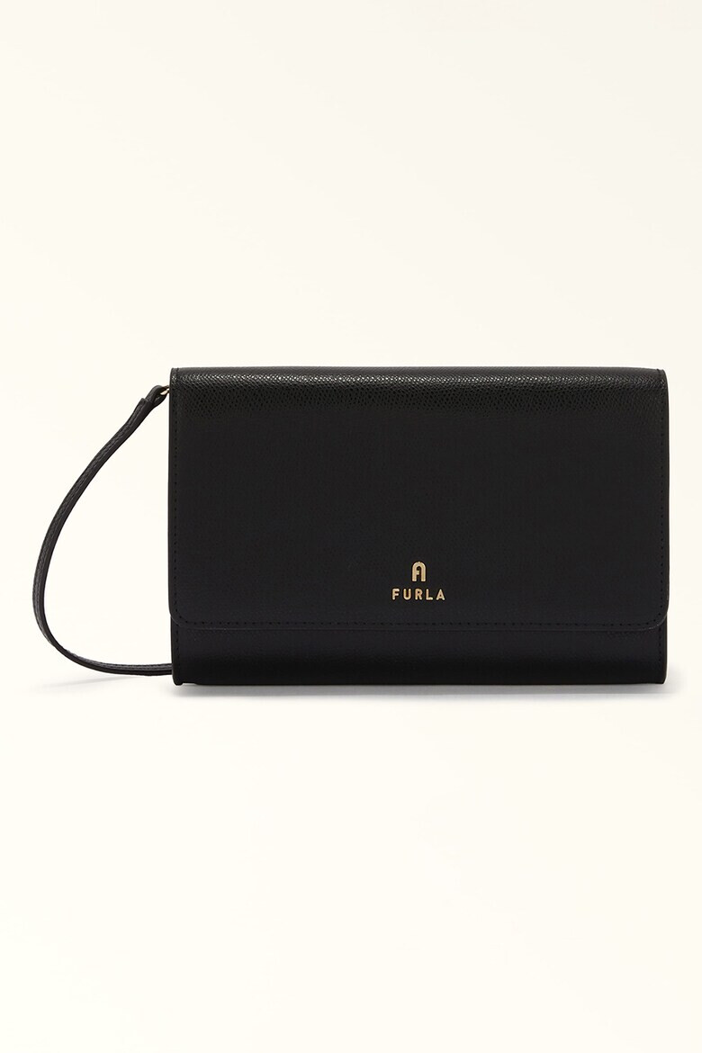 Furla Клъч Camelia с лого - Pepit.bg
