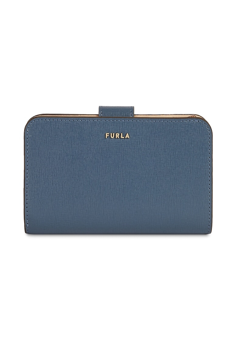 Furla Кожен портфейл Babylon с метално лого - Pepit.bg