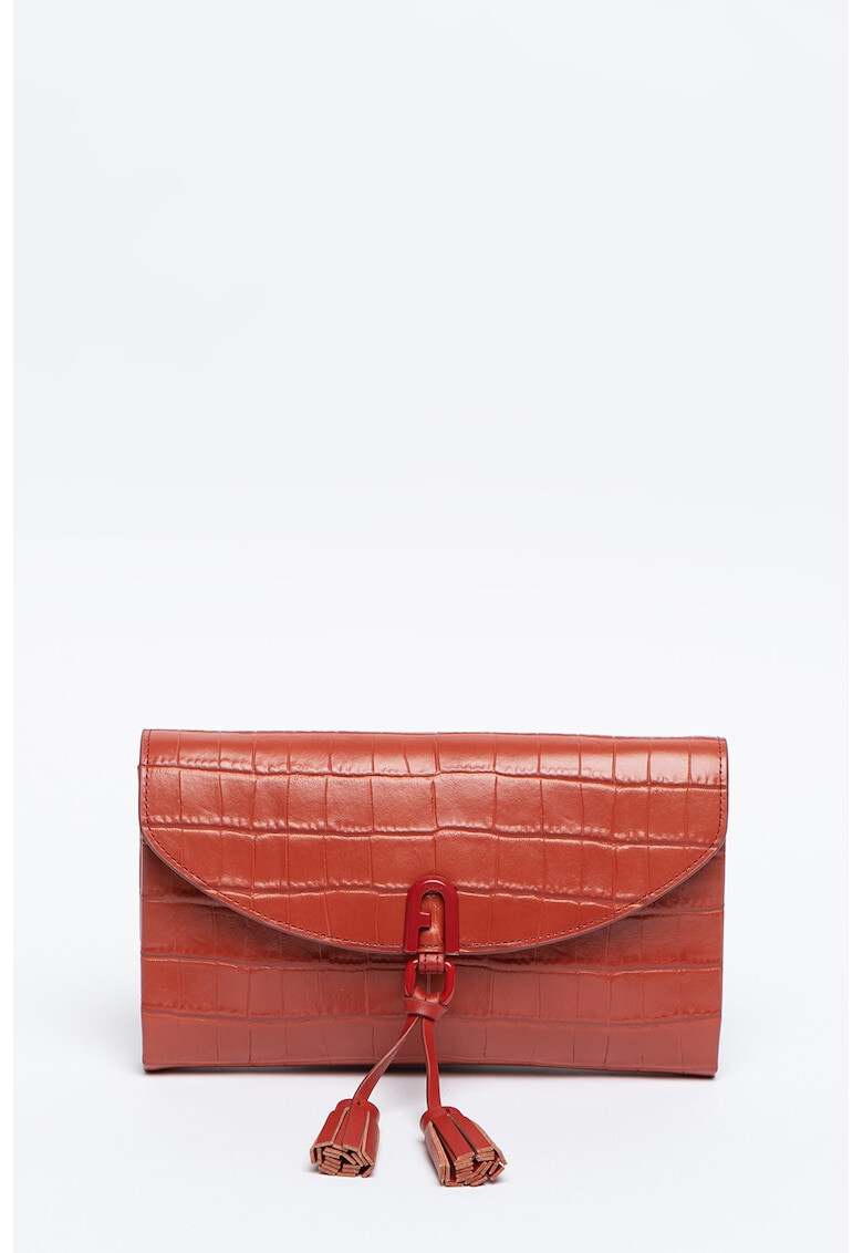 Furla Кожен клъч 1927 с шагрен - Pepit.bg