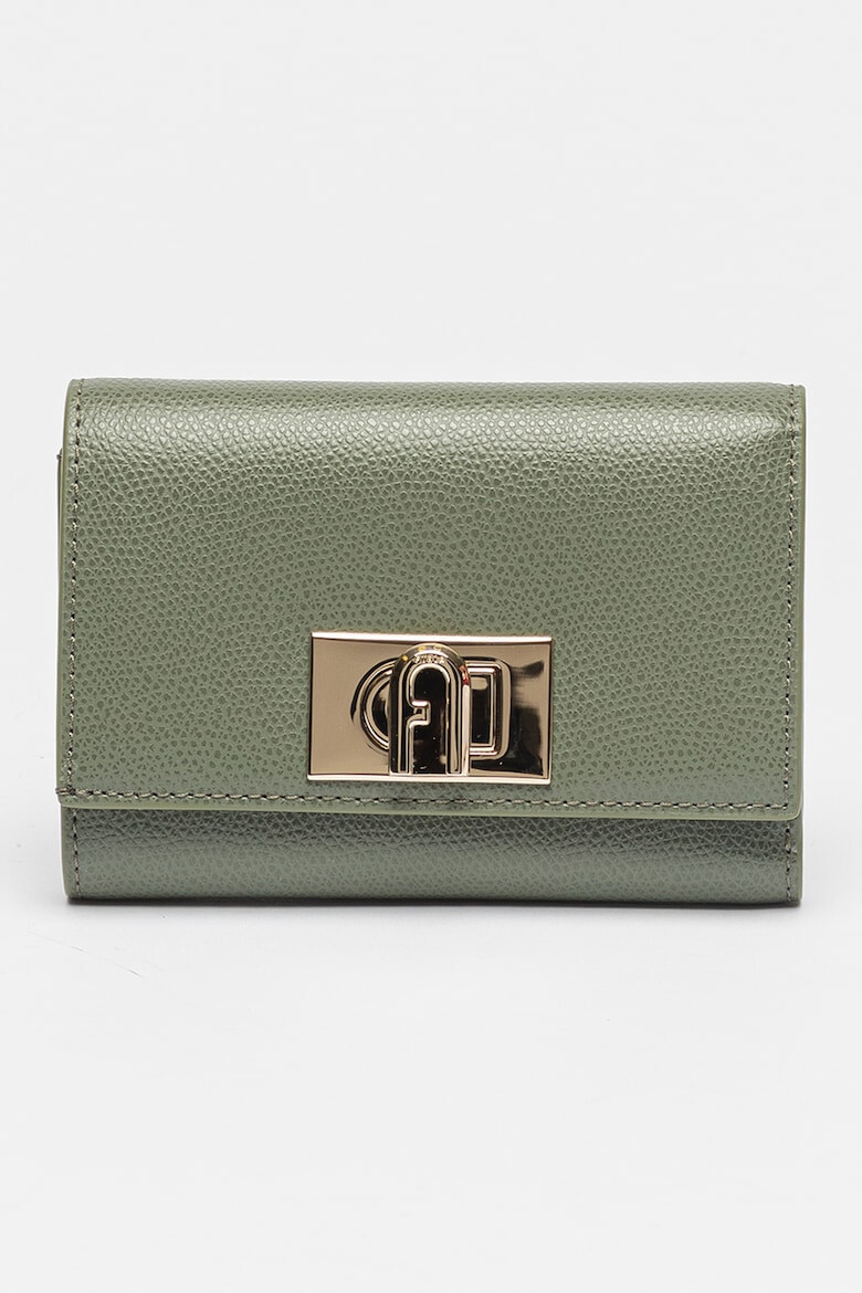 Furla Кожен портфейл 1927 Compact с релеф - Pepit.bg