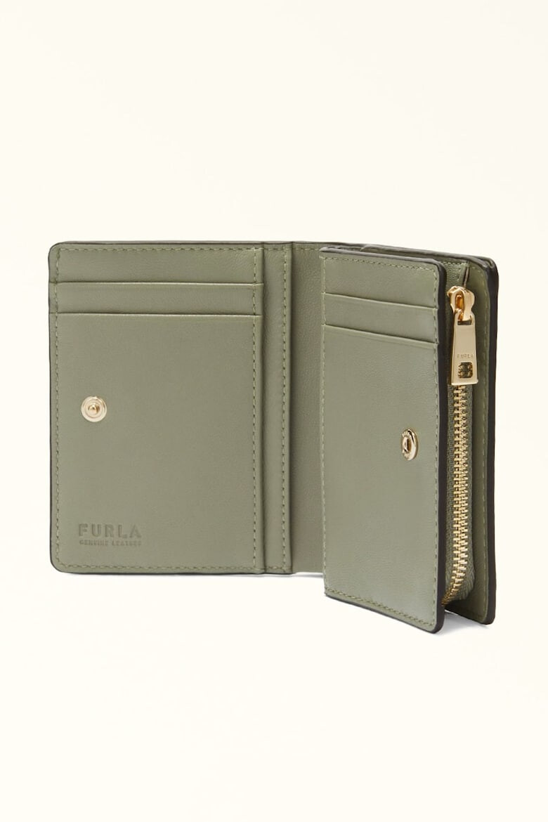 Furla Малък кожен портфейл Camelia - Pepit.bg