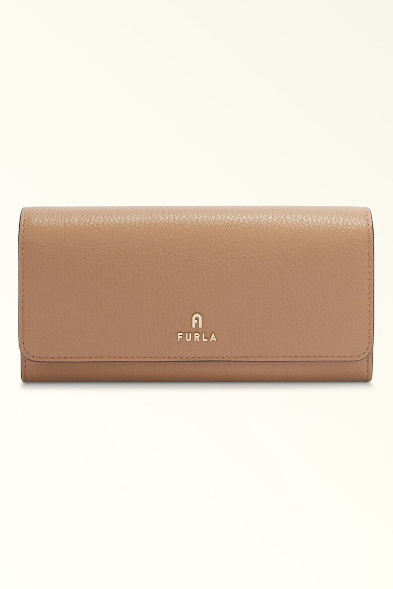 Furla Кожено портмоне Camelia с разделителен джоб с цип - Pepit.bg