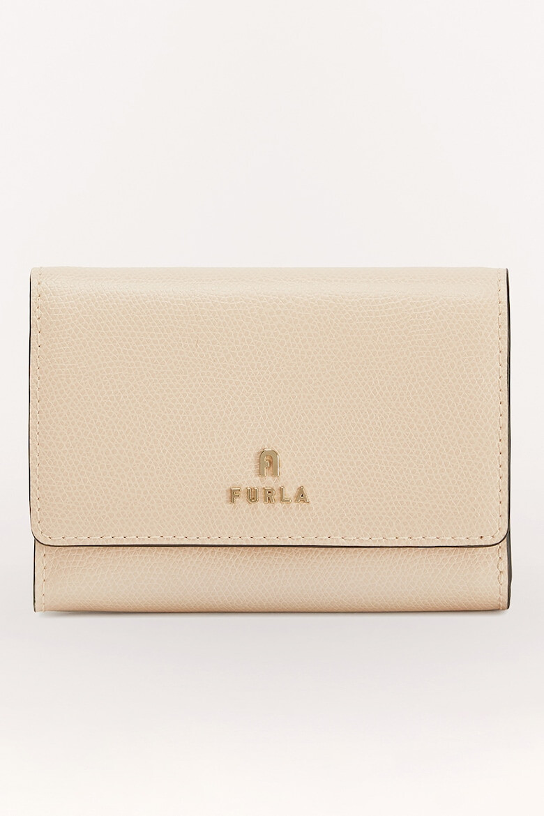 Furla Кожен портфейл Camelia с лого - Pepit.bg